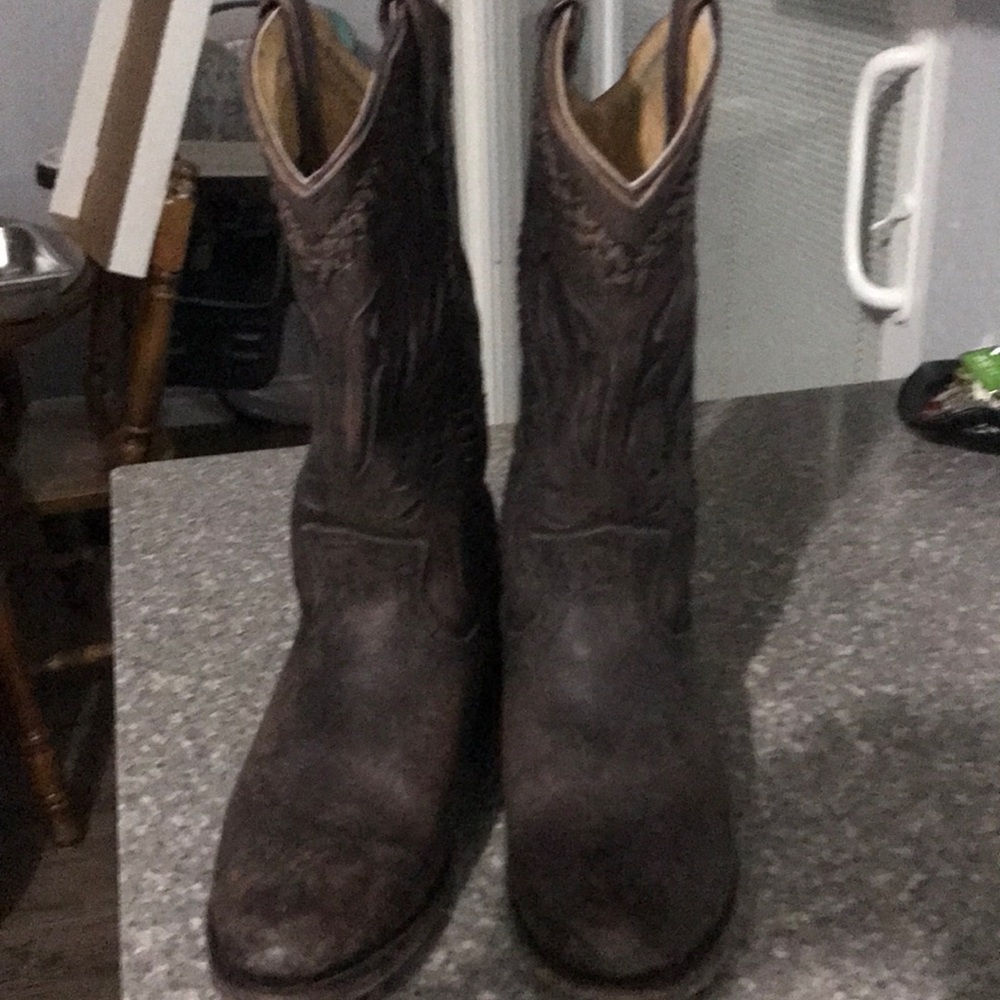 Frye Wyatt overlay boots
